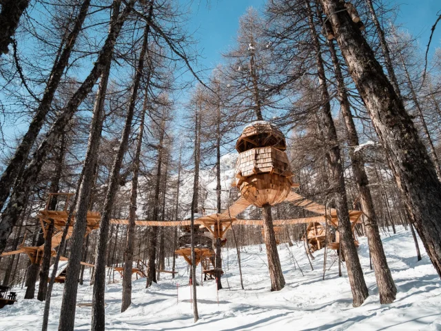 Il villaggio perduto in inverno a Val d'Isère