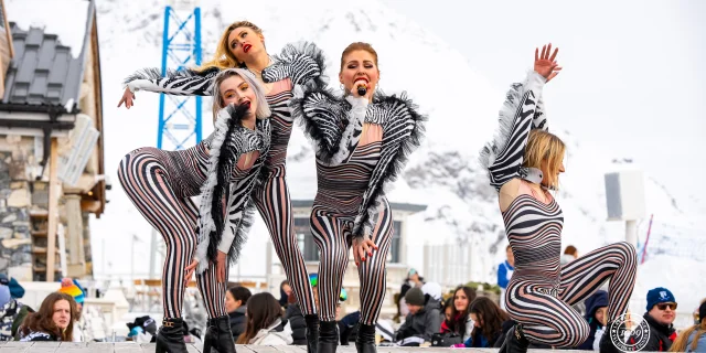 Spettacolo di cabaret La Folie Douce in Val d'Isère