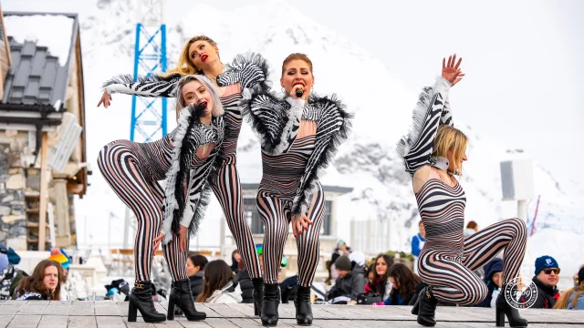 Spectacle cabaret de la Folie Douce à Val d'Isère