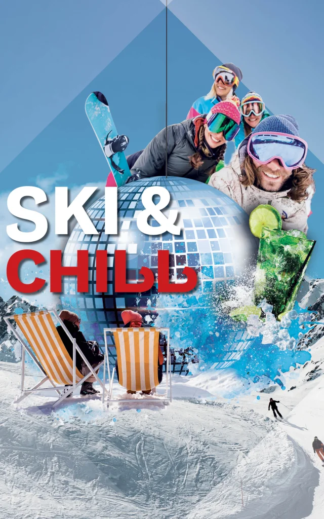 Affiche Ski Chill 2025 Sans Texte