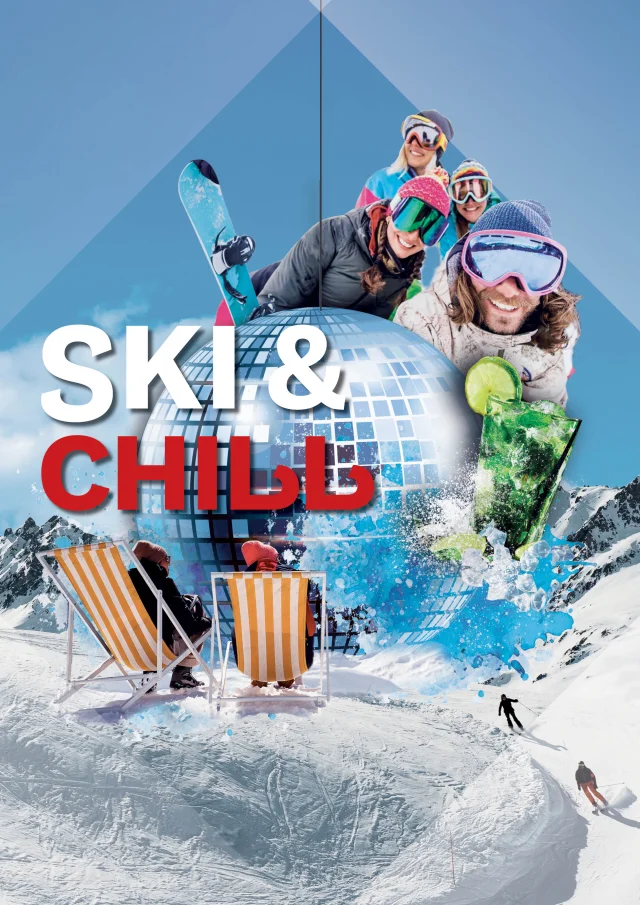 Affiche Ski Chill 2025 Sans Texte