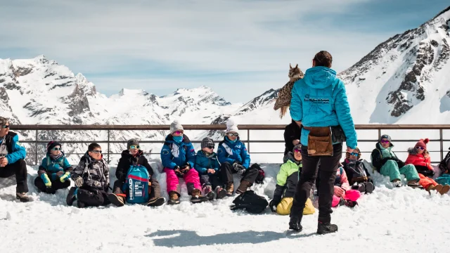 Les Aigles Du Leman en haut de Solaise à Val d'Isère