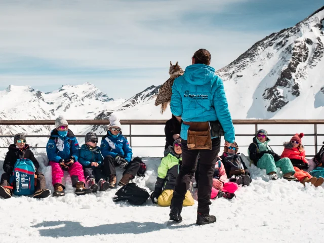 Les Aigles Du Leman en haut de Solaise à Val d'Isère